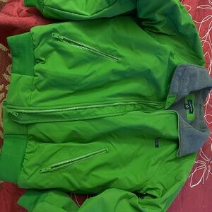 Lands' End Vibrant Green Men’s Puffer Jacket